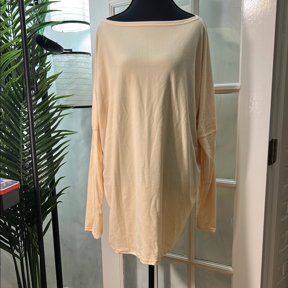 Cream Women's Top